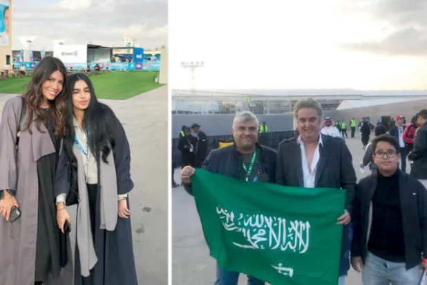 سعوديون بين مشاعر البهجة والفخر في حلبة الدرعية