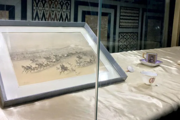 لوحة للفنان الفرنسي إدوارد ريو تمثل افتتاح القناة