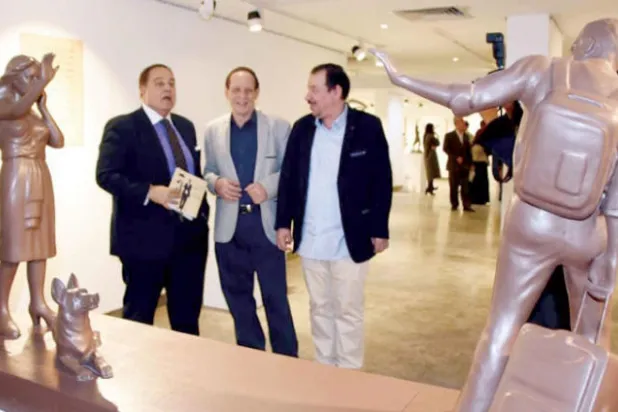 جانب من افتتاح المعرض