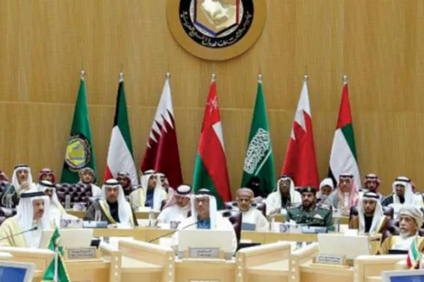 گذشتہ روز ریاض میں خلیجی ممالک کے وزرائے خارجہ کو ان کے اجلاس کے دوران دیکھا جا سکتا ہے(ایس پی اے) 