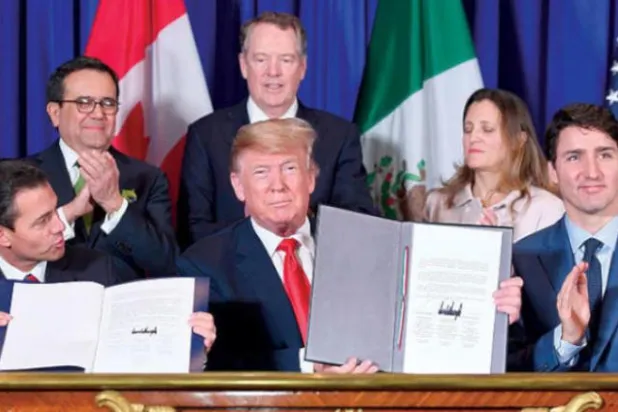أميركا وكندا والمكسيك توقع اتفاق التجارة الجديد