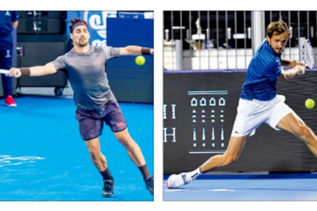 سباق بين ميدفيدف وفونيني للفوز بكأس الدرعية للتنس
