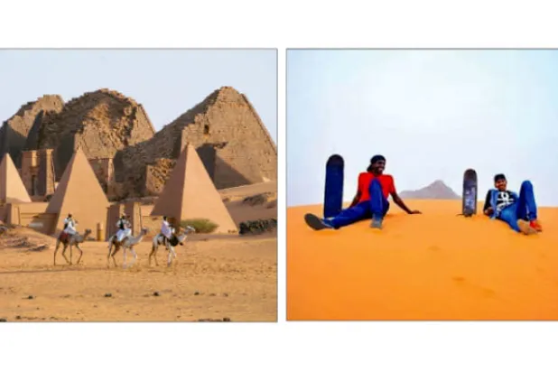 السودان... ملتقى هواة المغامرة والتزلج على الرمال