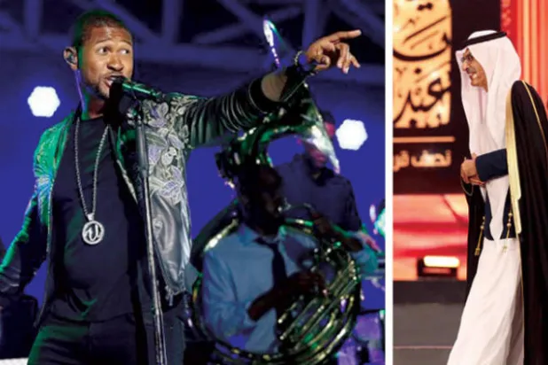 تكريم بدر بن عبد المحسن - الدرعية شهدت حضور نجوم الفن الغربي