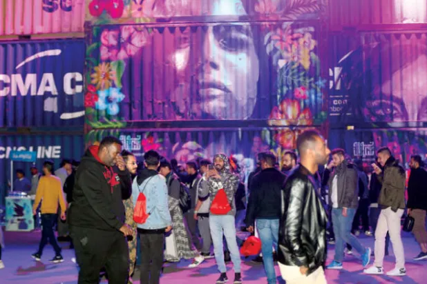 رسومات الفنانة السعودية نورة بن سعيدان (تصوير: سعد الدوسري)