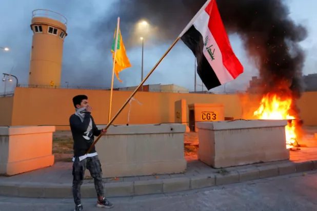 إرسال قوات إضافية إلى السفارة الأميركية في بغداد