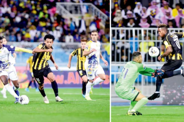 الاتحاد يستيقظ ويوقف انطلاقة النصر في كلاسيكو مثير