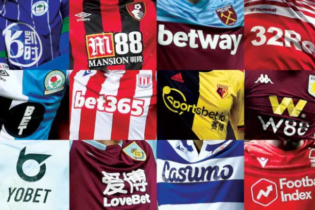 شعارات شركات المراهنات غزت قمصان الأندية الإنجليزية وباتت خطراً على اللعبة