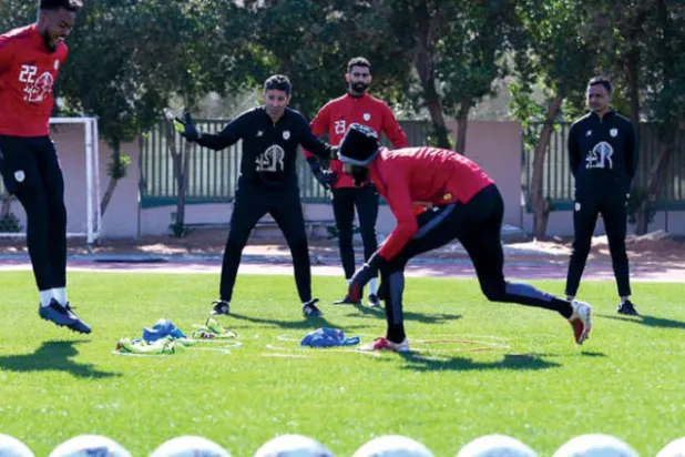 الشباب يستأنف تدريباته تأهباً للشرطة العراقي