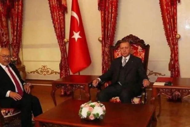 Tunus Parlamentosu'ndan Erdoğan ile görüşen Gannuşi'ye tepki