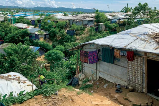 منظر لمخيم كوتوبالونغ للاجئين (الشرق الأوسط)