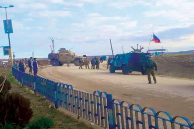 نزاع روسی - آمریکایی دربارهٔ «اصطکاک بین نیروها» در شرق سوریه