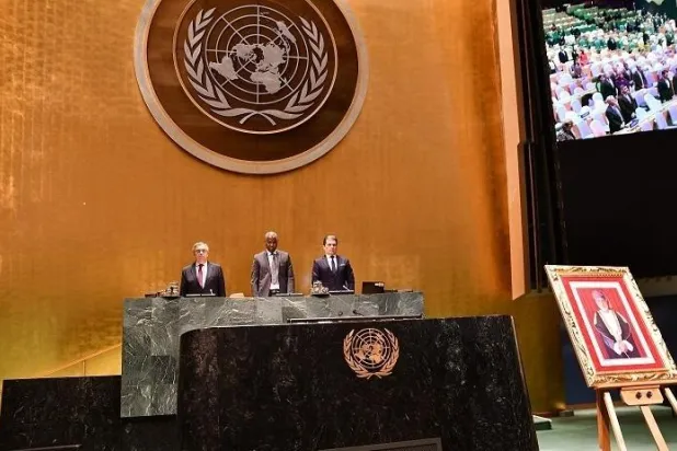 ماذا قال غوتيريش عن السلطان قابوس في مراسم تأبينه؟