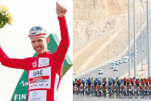 فريق الإمارات يفوز بالمرحلة الأولى لطواف السعودية