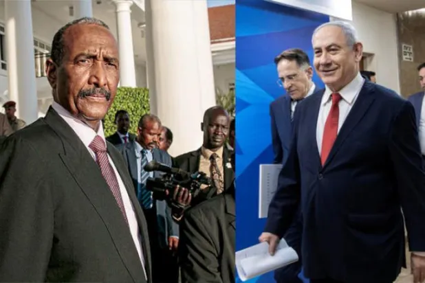 ​البرهان دیدارش با نتانیاهو را در راستای «مصلحت عالی کشور» خواند