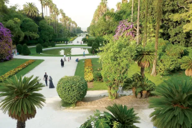 الحديقة الفرنسية في حديقة التجارب بالجزائر