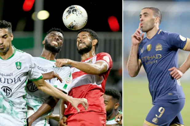 النصر يزحف نحو الصدارة بهاتريك حمد الله... والوحدة يصعق الأهلي