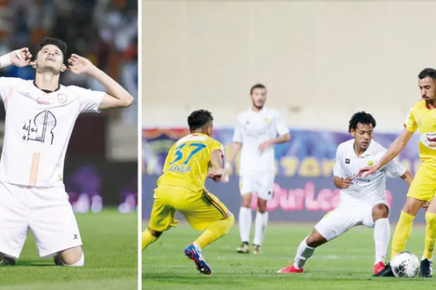 الشباب ينهض ويمطر شباك العدالة... والحزم يحبط فرحة الاتحاد
