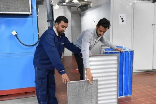 تقنيات متطورة لتعقيم هواء المسجد الحرام بالأشعة فوق البنفسجية