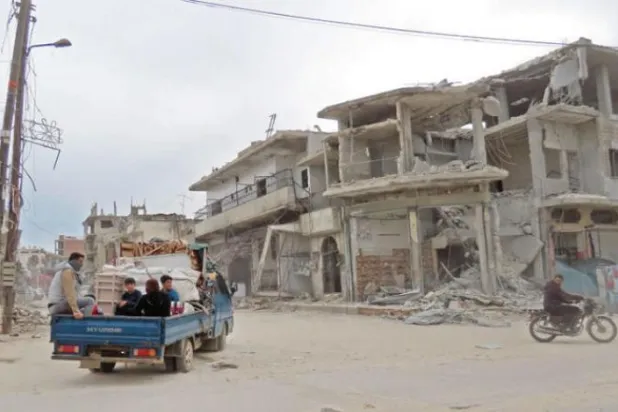 محتاط جنگ اور جہازوں کے بغیر ادلب کی فضا