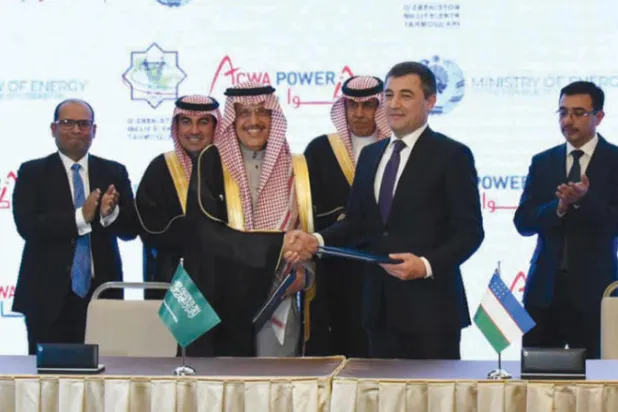 «أكوا باور» السعودية توقع اتفاقيات استراتيجية مع وزارة الطاقة الأوزبكية