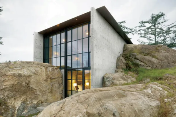 تصميم لمنزل داخل الصخور (نيويورك تايمز)