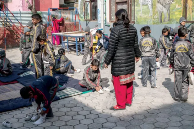 نيبال تفرض «اليوغا» الإلزامية على أطفال المدارس