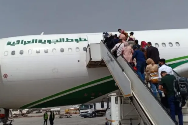 تسيير أولى الرحلات الاستثنائية للخطوط الجوية العراقية لإعادة مواطنين من مصر