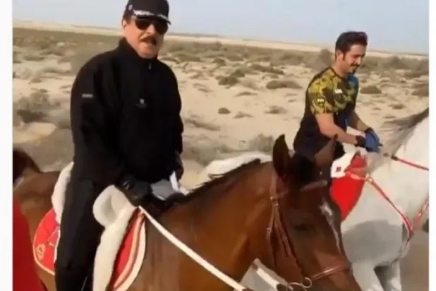 ​Bahreyn Kralı’nın at bindiği video sosyal medyada hızla yayıldı