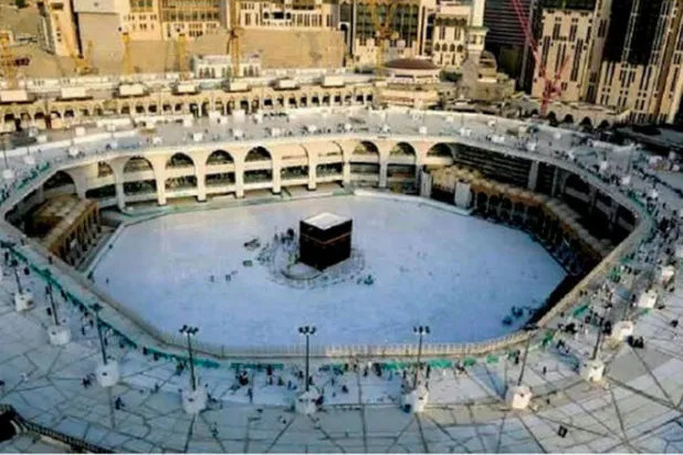 الحرم المكي في اللحظة «الكورونية»... صورة تذكارية