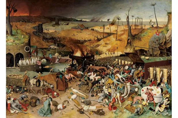 «الموت الأسود» في الفن التشكيلي