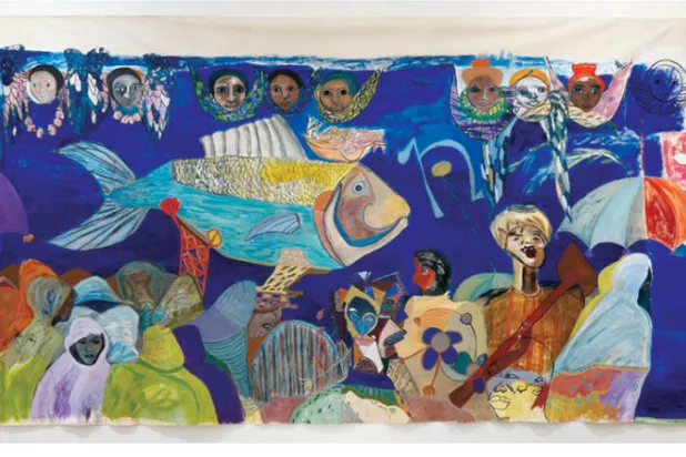 لوحة «جنازة صائد السردين»