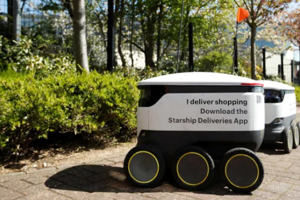 روبوتات تتولى إيصال المستلزمات في ظل الحجر بمدينة إنجليزية