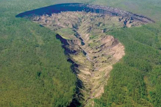 «بوابة الجحيم» في سيبيريا تُرعب السكان المحليين وتثير اهتمام العلماء
