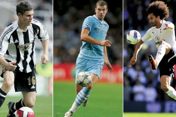 من اليمين لليسار... بينوا أسو إيكوتو - إدين دزيكو - جيمس ميلنر (غيتي)