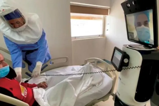 The Robot Doctor… A Line of Defense Against the Virus in a Saudi Hospital