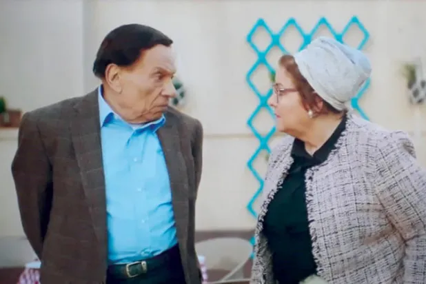 الزعيم مع دلال عبد العزيز