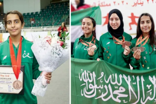 شيخة الدوسري: سأرفع علم المملكة عالياً في بطولات المبارزة