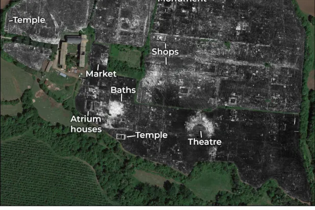 رادار يرصد تفاصيل مدهشة لمدينة رومانية قديمة تحت الأرض (صور)