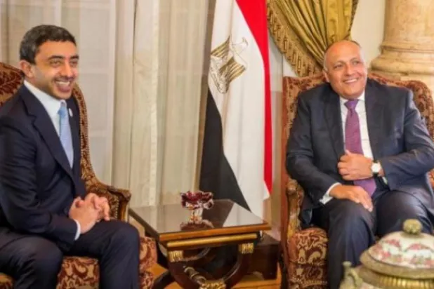 Abdullah bin Zayed ve Samih Şukri Libya’yı görüştü