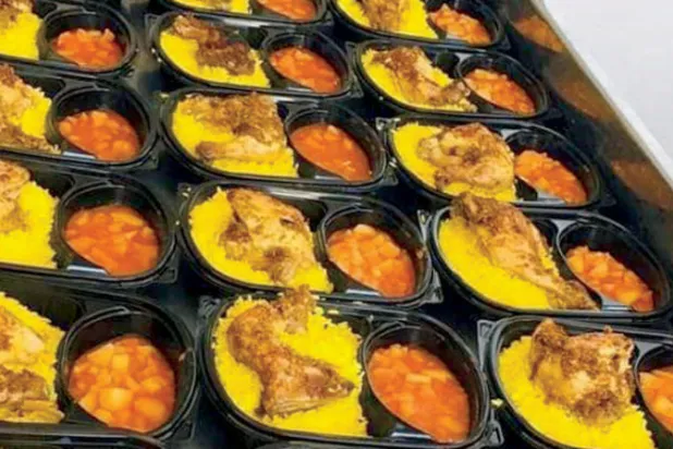 وجبات صحية أعدت عناية