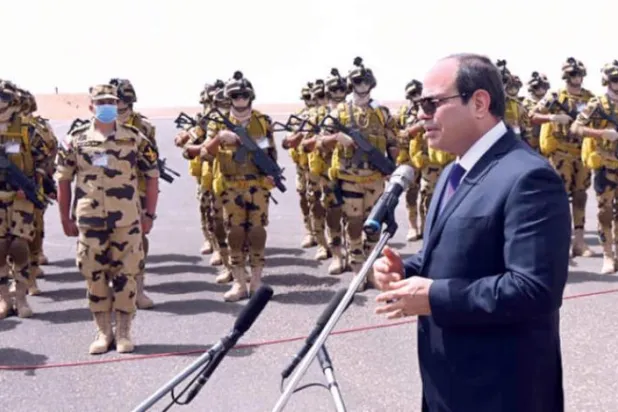 سیسی نے لیبیا میں ترکی کے لئے سرخ لکیریں کھینچی