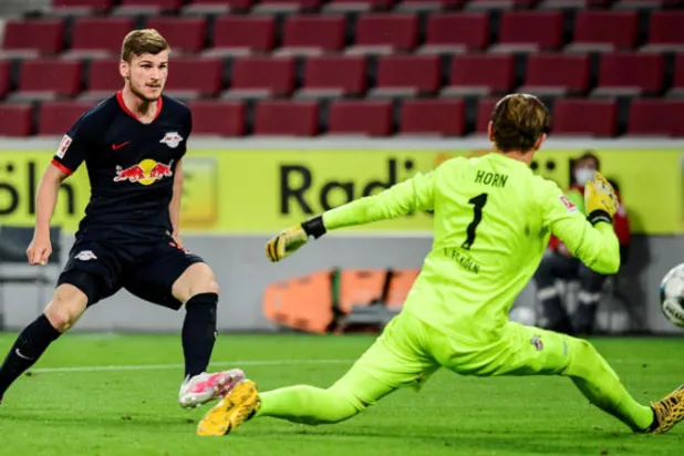 فيرنر سجل 32 هدفاً في جميع المسابقات هذا الموسم (رويترز)