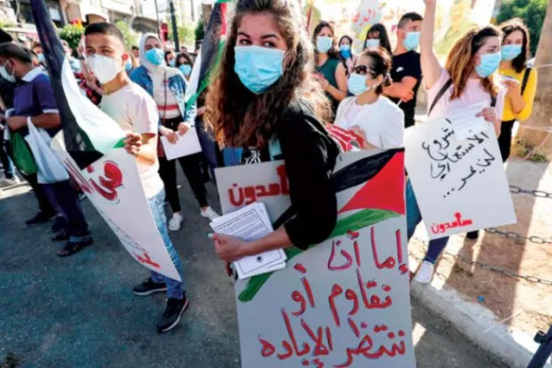 تحریک فتح اور حماس مغرب کو ضم کرنے کے خلاف متحد ہیں