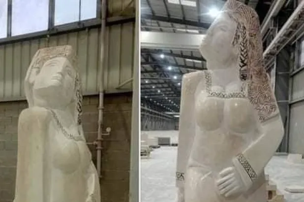 تمثال جديد يثير الجدل في مصر... ونحاته يعتذر