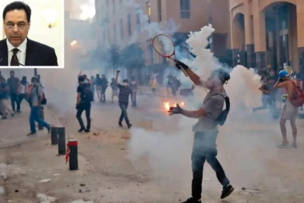 لبنانیوں کے غصے نے "ملبے کی حکومت" کو گرا دیا