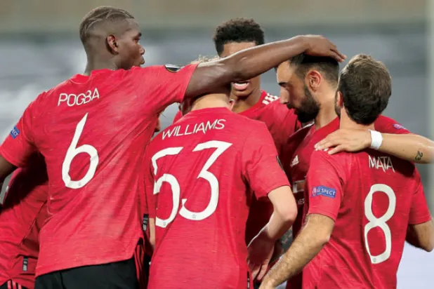 يونايتد اجتاز كوبنهاغن بصعوبة (إ.ب.أ)