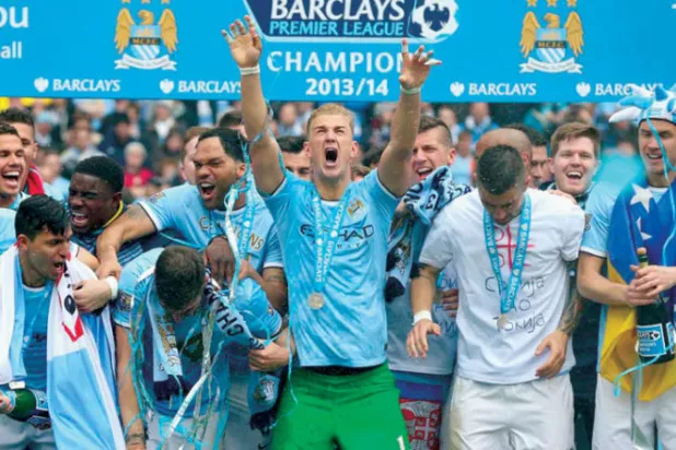 ساعد هارت مانشستر سيتي على الفوز بلقبه الثاني في الدوري الإنجليزي الممتاز 2014 (الشرق الأوسط)