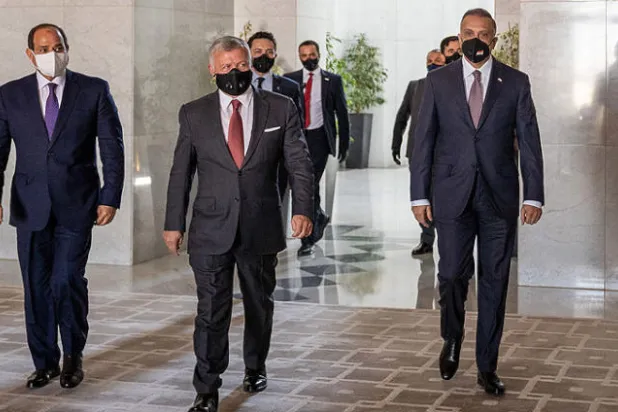 قمة عمّان الثلاثية تدعو إلى مواجهة التدخلات الخارجية