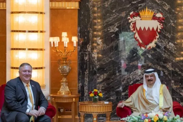 Pompeo ile görüşen Bahreyn Kralı: Barışa ulaşmak için bir Filistin devletinin kurulmasına ihtiyaç var